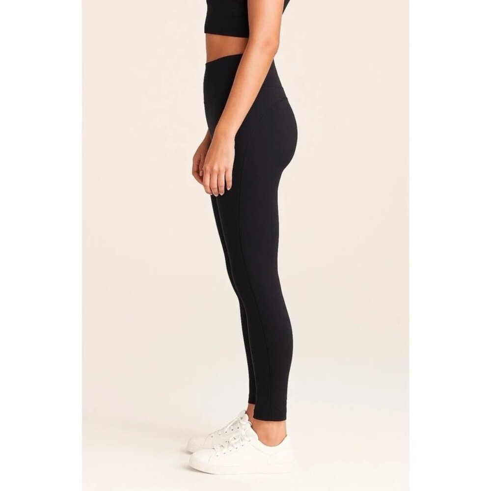 Bandier XS Soleil Sport Leggings Black High-Waist BND10312